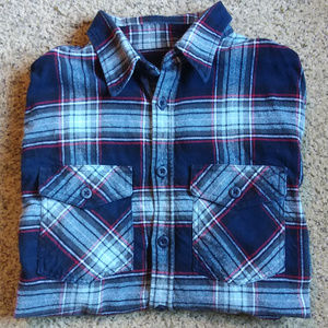 Men's Double Breasted Thick Flannel